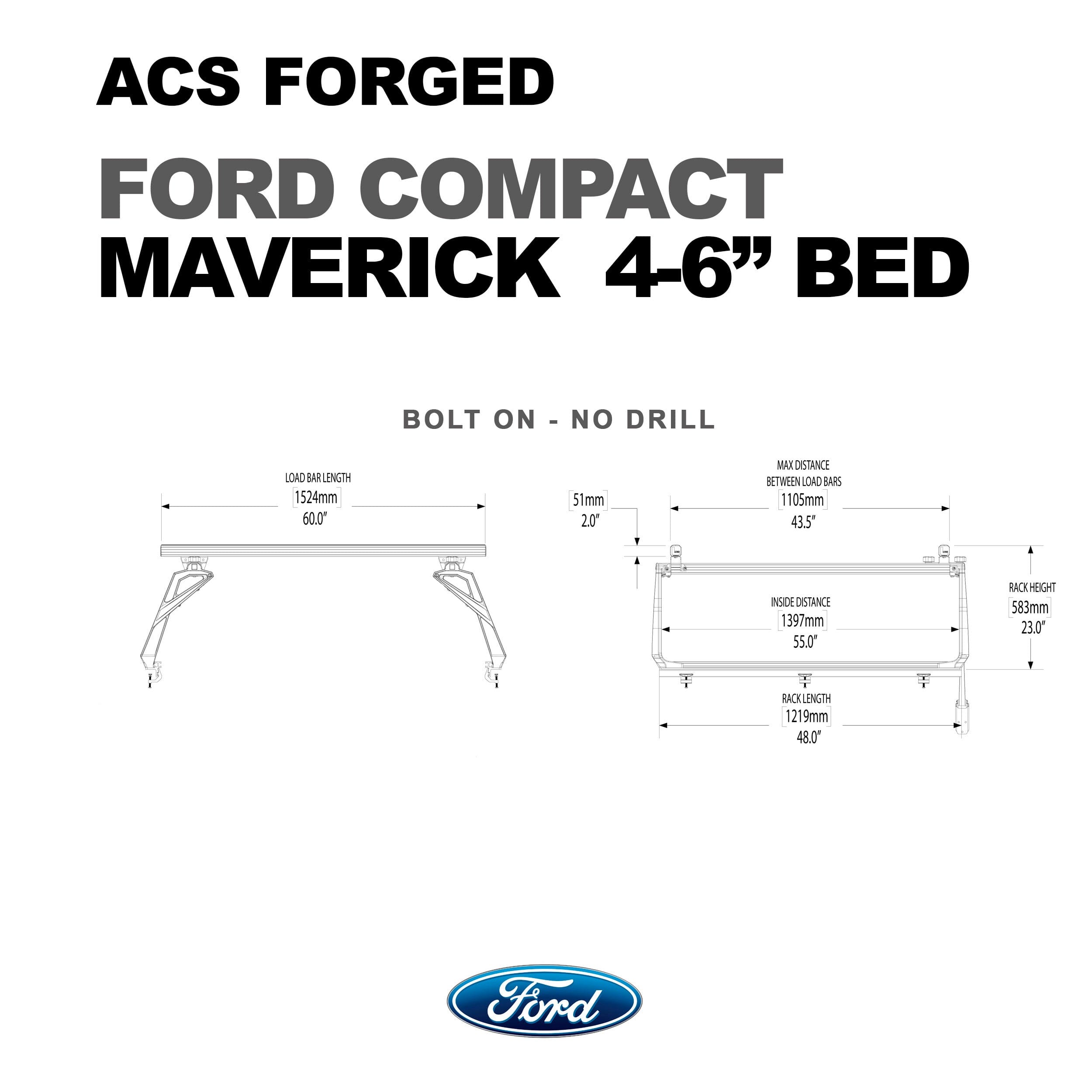 Active Cargo System - Forged - Ford Ford active-cargo-system Leitner Designs- Overland Kitted