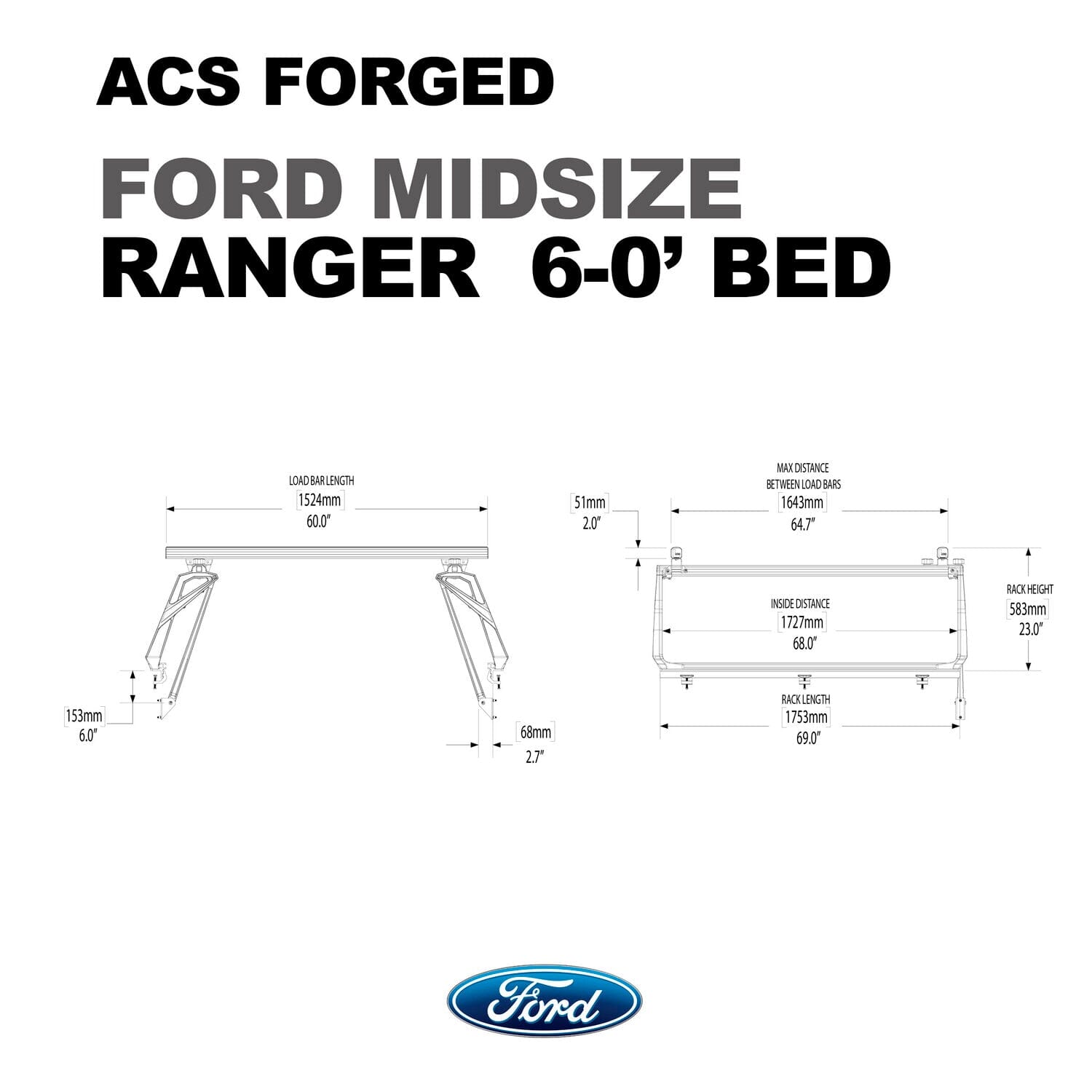 Active Cargo System - Forged - Ford Ford active-cargo-system Leitner Designs- Overland Kitted