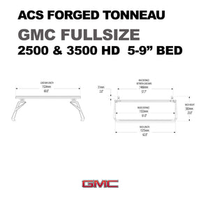 ACS Forged Tonneau - Rack Only - GMC GMC active-cargo-system Leitner Designs- Adventure Imports