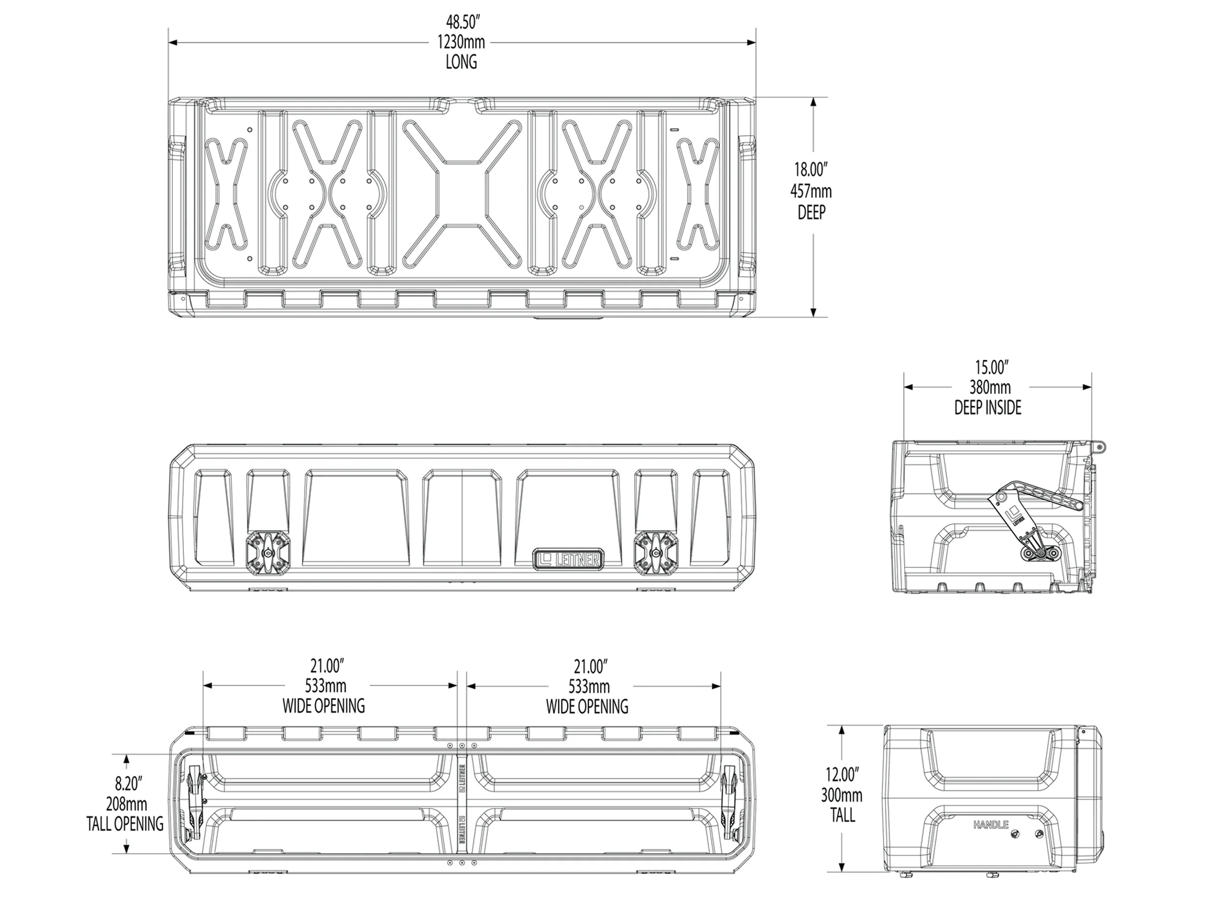 GearPOD ROOF  Roof Accessories Leitner Designs- Overland Kitted