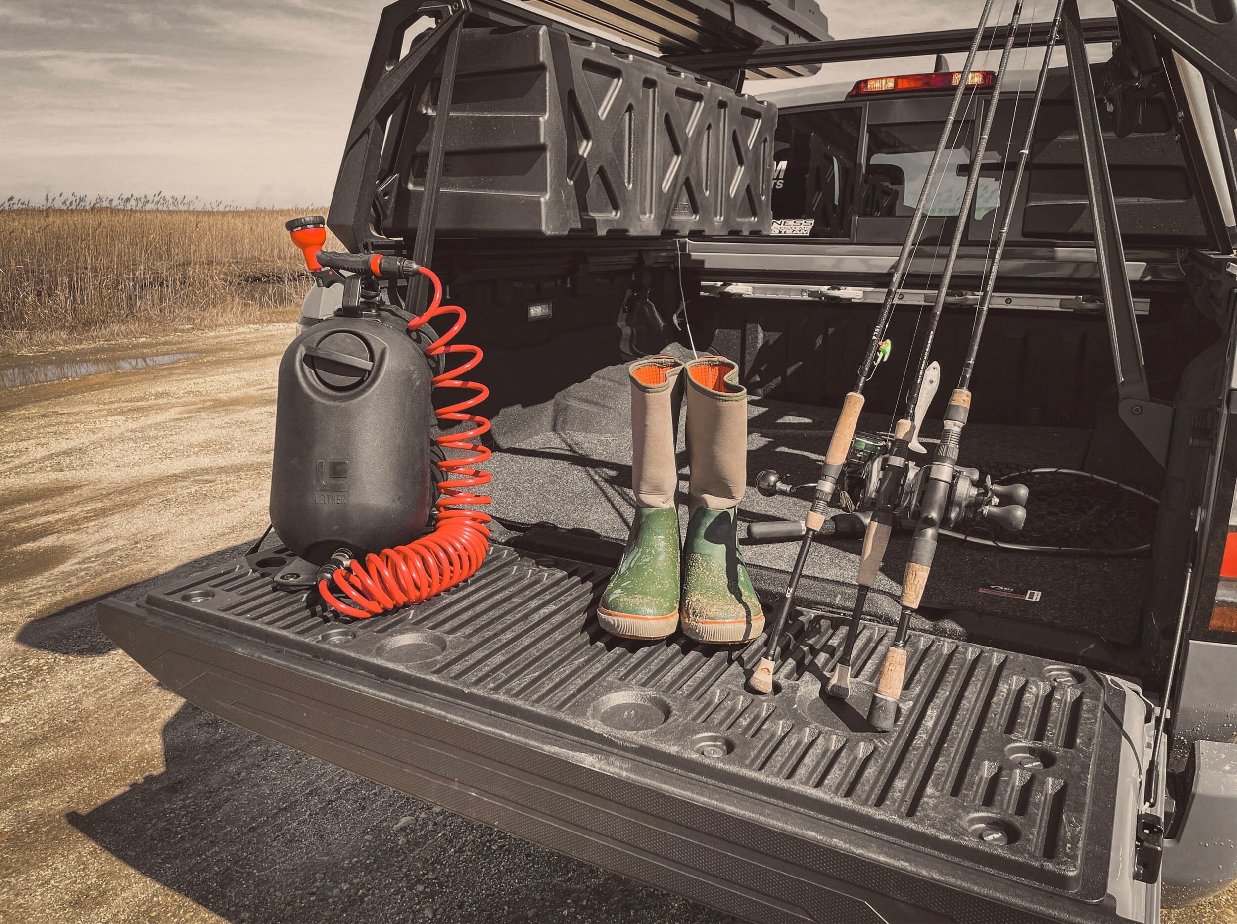 HydroPOD Carry Portable Shower Kit  accessories Leitner Designs- Overland Kitted