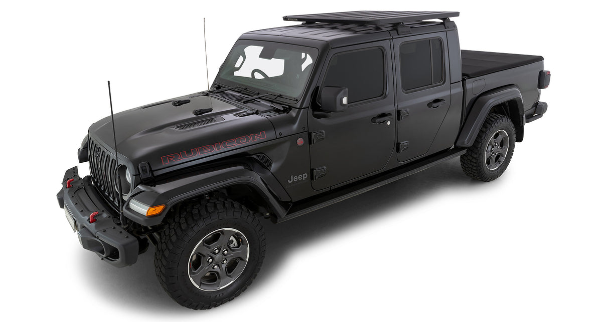 Rhino Rack Pioneer Platform Jeep Gladiator W/ Backbone + RCL Legs [48' X 56']  Roof Rack Rhino Rack- Adventure Imports