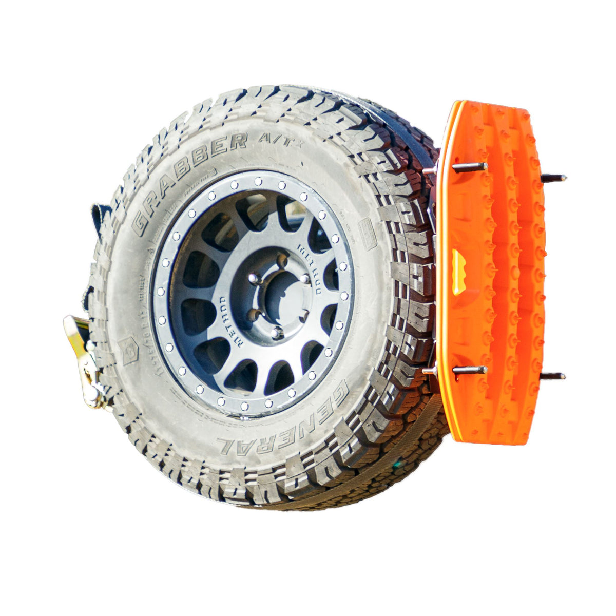 Overland Kitted Spare Tire MAXTRAX Mini Mounting System  Mounting Gear Overland Kitted- Adventure Imports