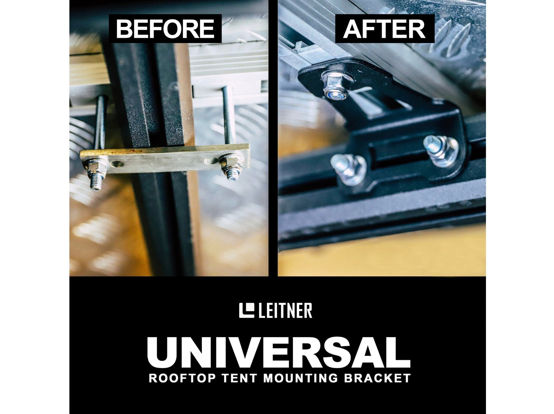 Roof Top Tent Brackets  accessories Leitner Designs- Overland Kitted