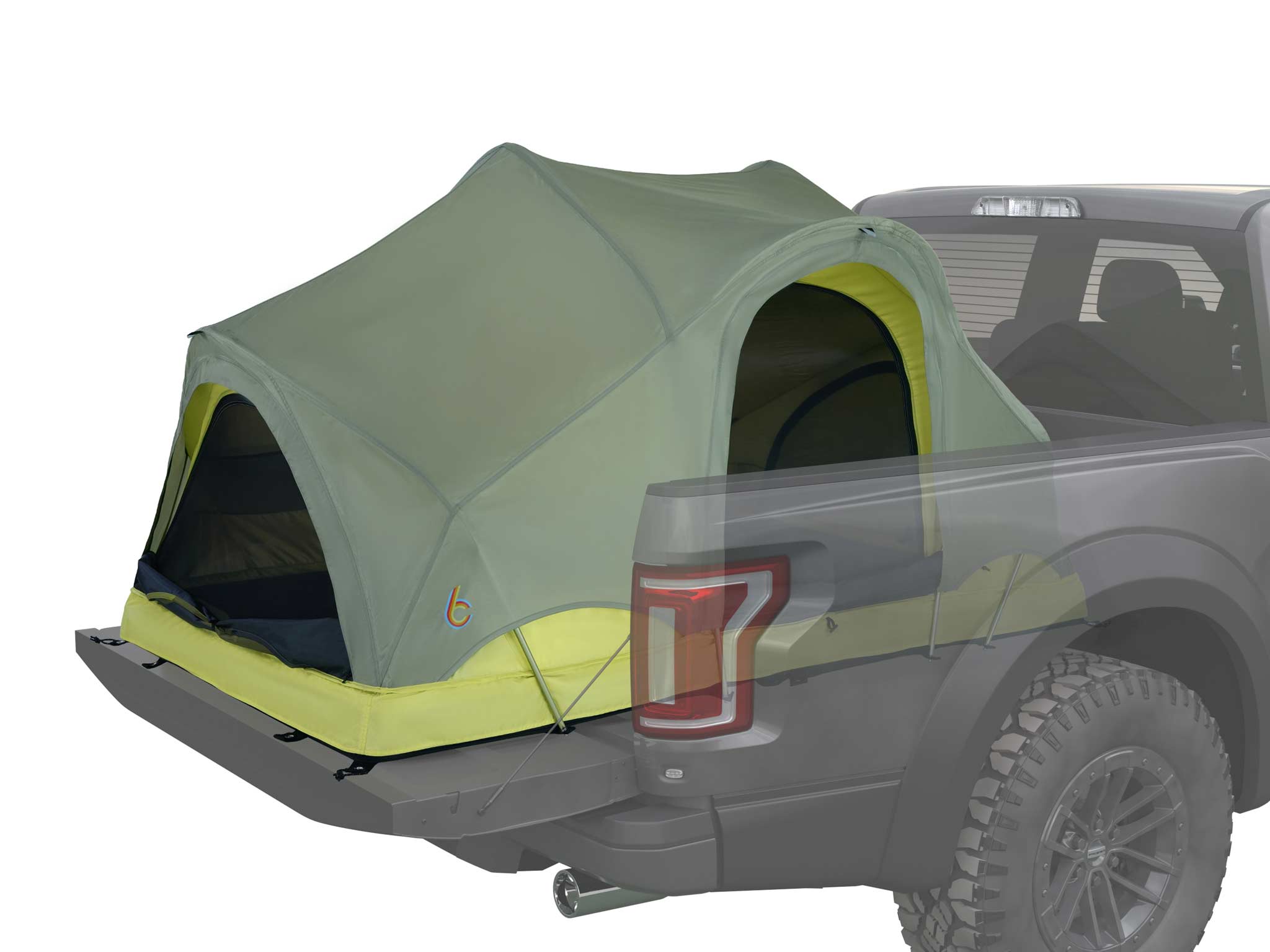 Rev Pick Up Truck Tent Forest TENT C6 Outdoor- Overland Kitted