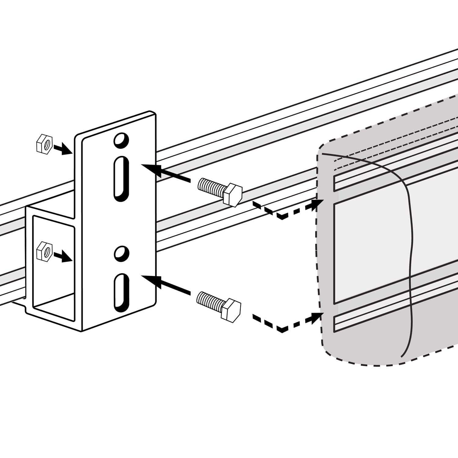 Hardshell RTT Awning Brackets  Roof top Tents Darche- Overland Kitted