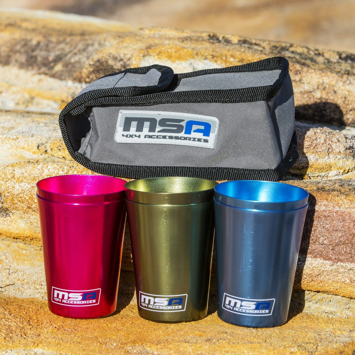 Travel Cup Set of 6  Accessories MSA 4X4- Overland Kitted