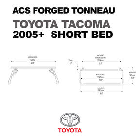 ACS Forged Tonneau - Rack Only - Toyota Toyota active-cargo-system Leitner Designs- Adventure Imports