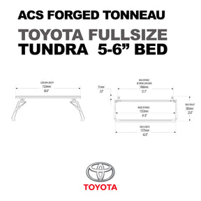 ACS Forged Tonneau - Rails Only - Toyota Toyota active-cargo-system Leitner Designs- Overland Kitted