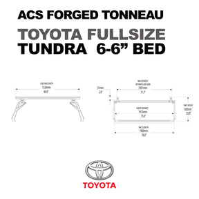 ACS Forged Tonneau - Rack Only - Toyota Toyota active-cargo-system Leitner Designs- Adventure Imports