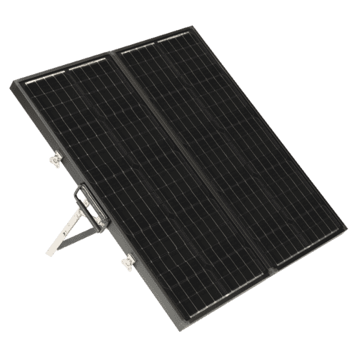Legacy Series Black 90 Watt Portable Regulated Solar Kit (Charge Controller Included)  Portable Kit Zamp Solar- Overland Kitted