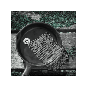 Chainmail scrubber for Cast Iron  Cast Iron Accessory Dryad Cookery- Adventure Imports