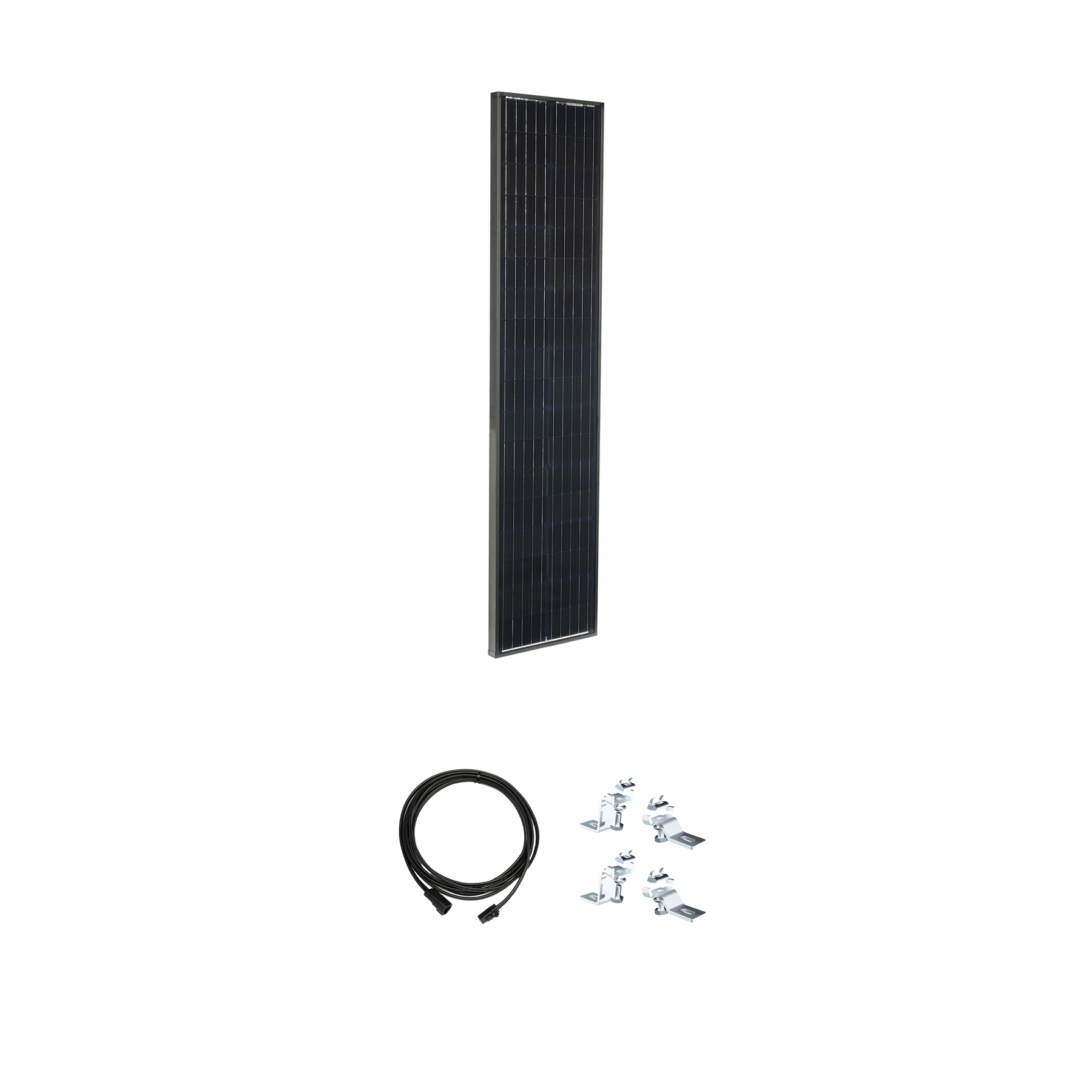 Legacy Black 95 Watt Solar Panel Expansion Kit  Roof Panel Kit Zamp Solar- Adventure Imports