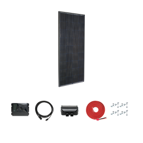 Legacy Black 190 Watt Solar Panel Cinder 40 Deluxe Kit  Roof Panel Kit Zamp Solar- Adventure Imports