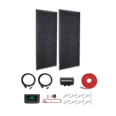Legacy Black 380 Watt Deluxe Kit  Roof Panel Kit Zamp Solar- Adventure Imports
