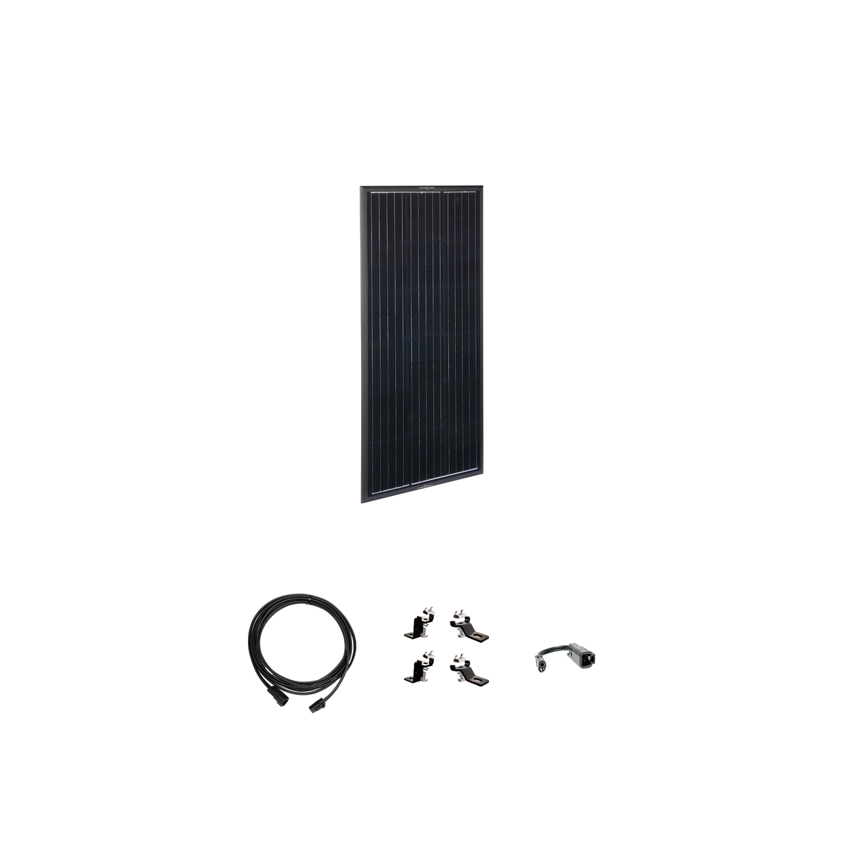 AirStream OBSIDIAN® SERIES 100 Watt Solar Panel Expansion Kit  Roof Panel Kit Zamp Solar- Overland Kitted