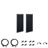 OBSIDIAN Series 90 Watt Solar Panel Kit (2x45)  Roof Panel Kit Zamp Solar- Adventure Imports