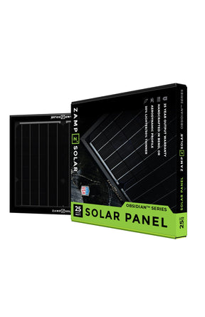 OBSIDIAN® SERIES 25 Watt Solar Panel Kit  Roof Panel Kit Zamp Solar- Adventure Imports
