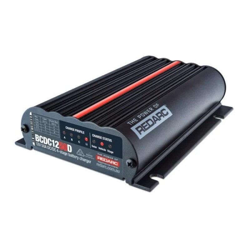 REDARC Dual Input 50A In-Vehicle DC Battery Charger  Battery Systems REDARC- Adventure Imports