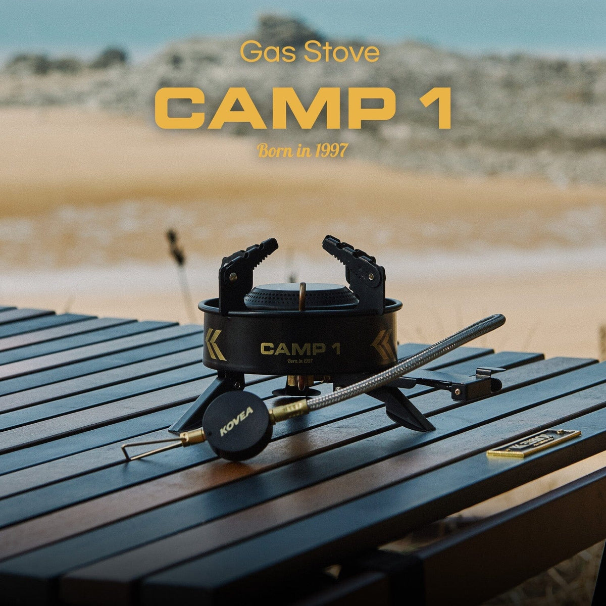 Camp 1 Plus Black - 40th Anniversary Edition  Stoves Kovea- Overland Kitted