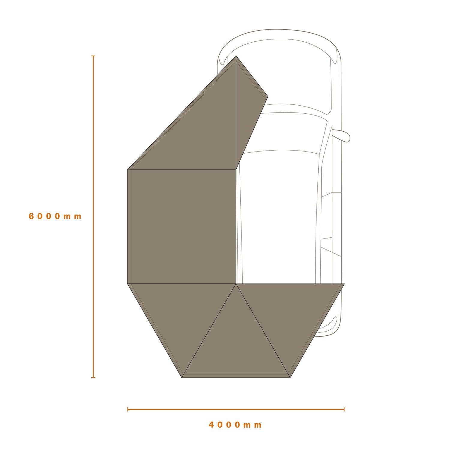 Eclipse 270 Awning  [G2 Left]  Shelters Darche- Overland Kitted