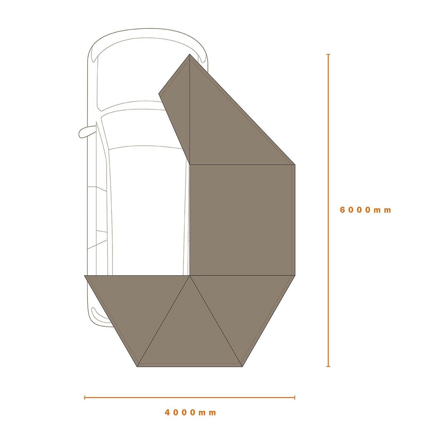 Eclipse 270 Awning [G2 Right]  Shelters Darche- Overland Kitted