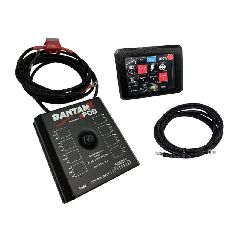 sPOD BantamX Touchscreen Universal [36" Battery Cables]  Light Switches sPOD- Adventure Imports