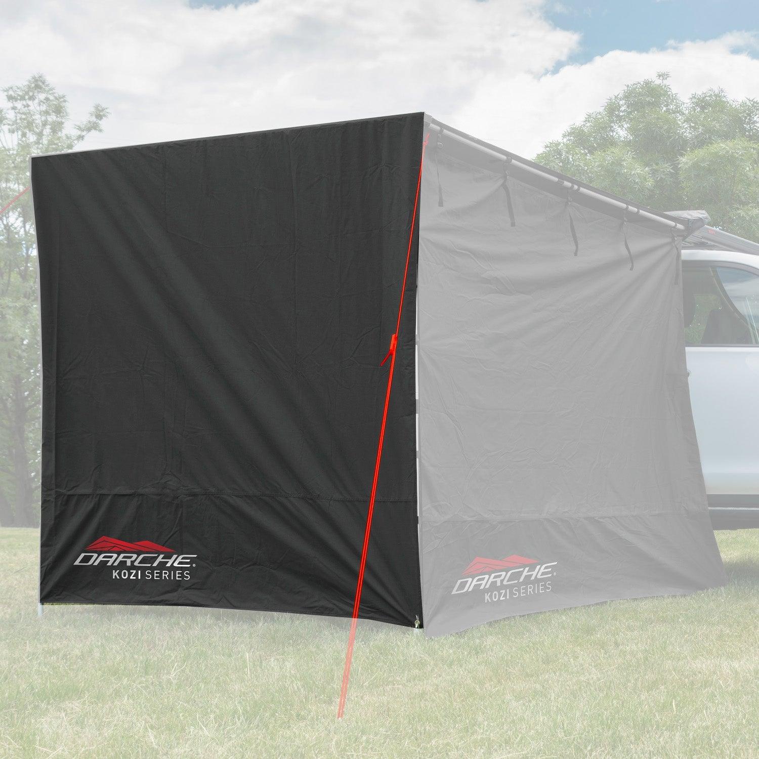 Kozi 2 x 2.5m Awning Walls KOZI 2 X 2.5M AWNING WALLS FRONT Shelters Darche- Overland Kitted