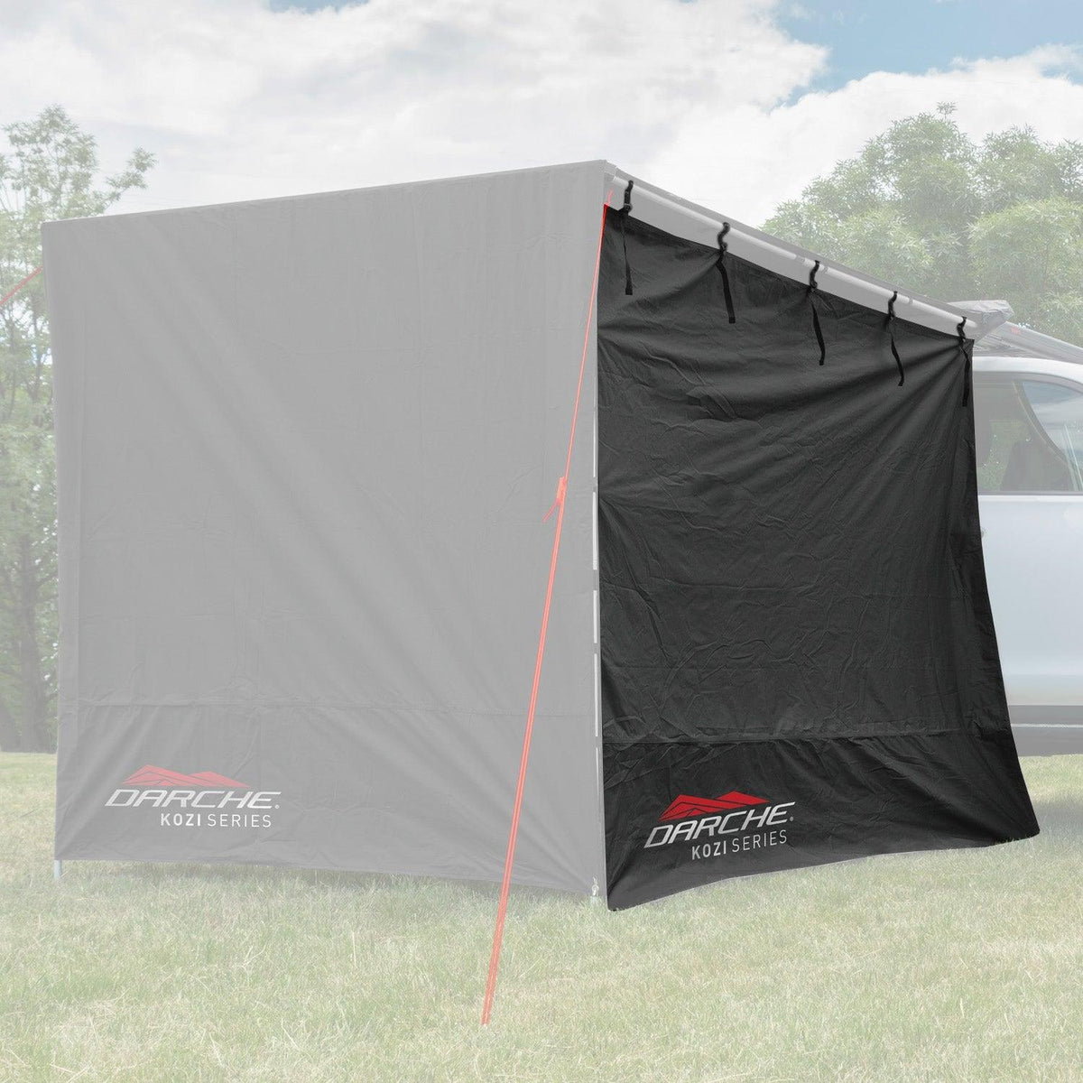 Kozi 2 x 2.5m Awning Walls KOZI 2 X 2.5M AWNING WALLS SIDE Shelters Darche- Overland Kitted