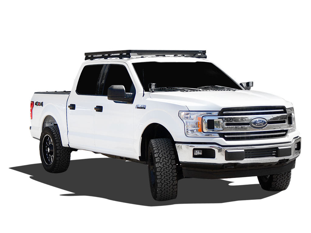 Ford F-150 Crew Cab (2009-Current) Slimline II Roof Rack Kit / Low Profile - by Front Runner   Front Runner- Adventure Imports