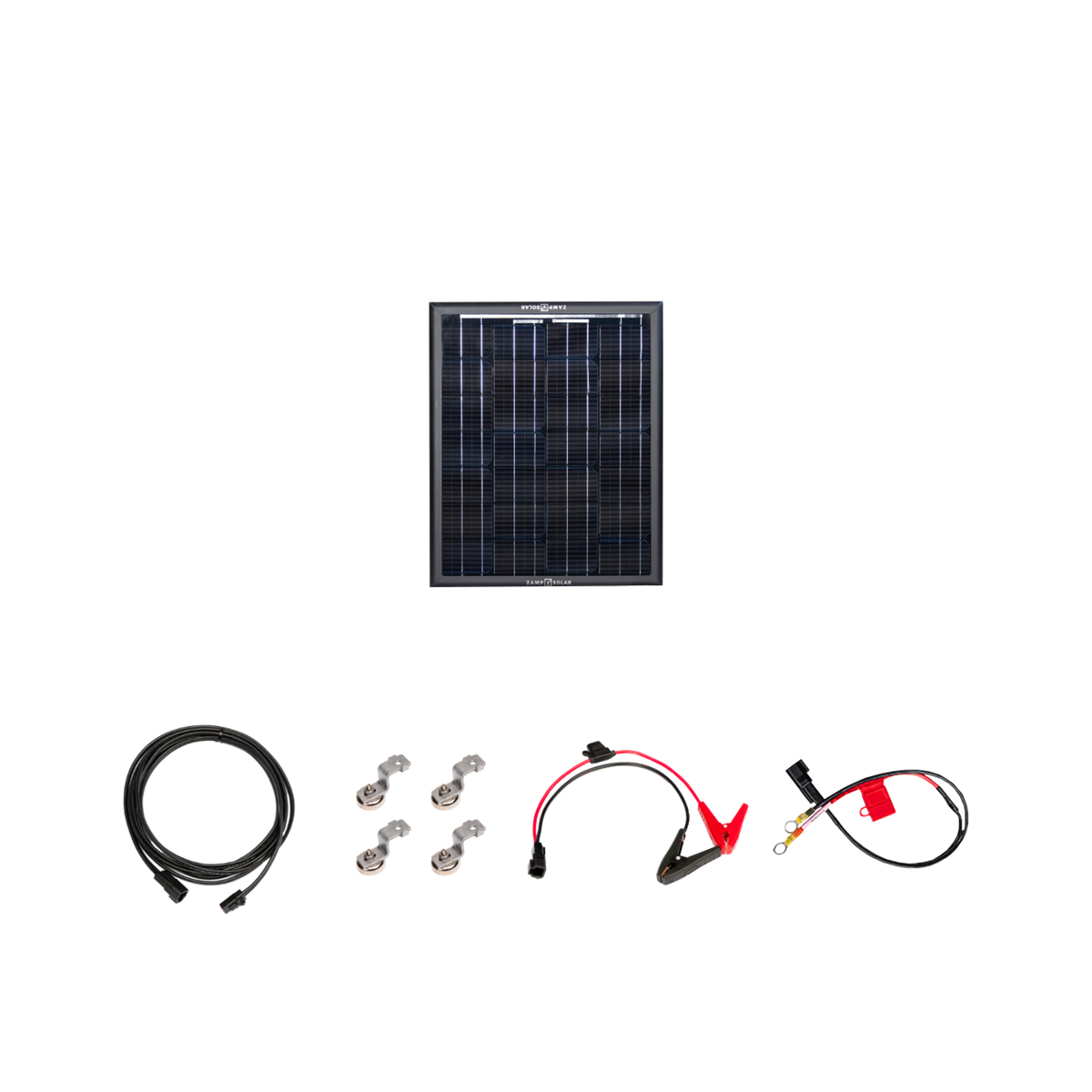 OBSIDIAN Series 25 Watt Trickle Charge Kit (Magnetic Mounts)  Roof Panel Kit Zamp Solar- Overland Kitted