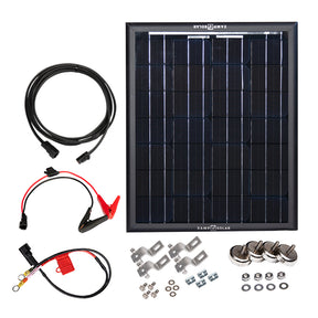 OBSIDIAN Series 25 Watt Trickle Charge Kit (Magnetic Mounts)  Roof Panel Kit Zamp Solar- Overland Kitted