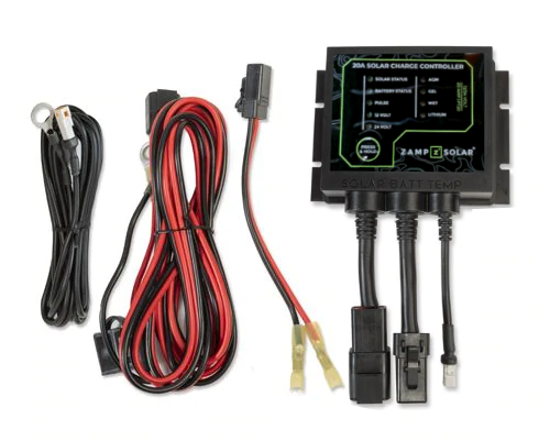 20 Amp Solar Charge Controller Integrated PulseTech (PT20)  Charge Controller Zamp Solar- Adventure Imports